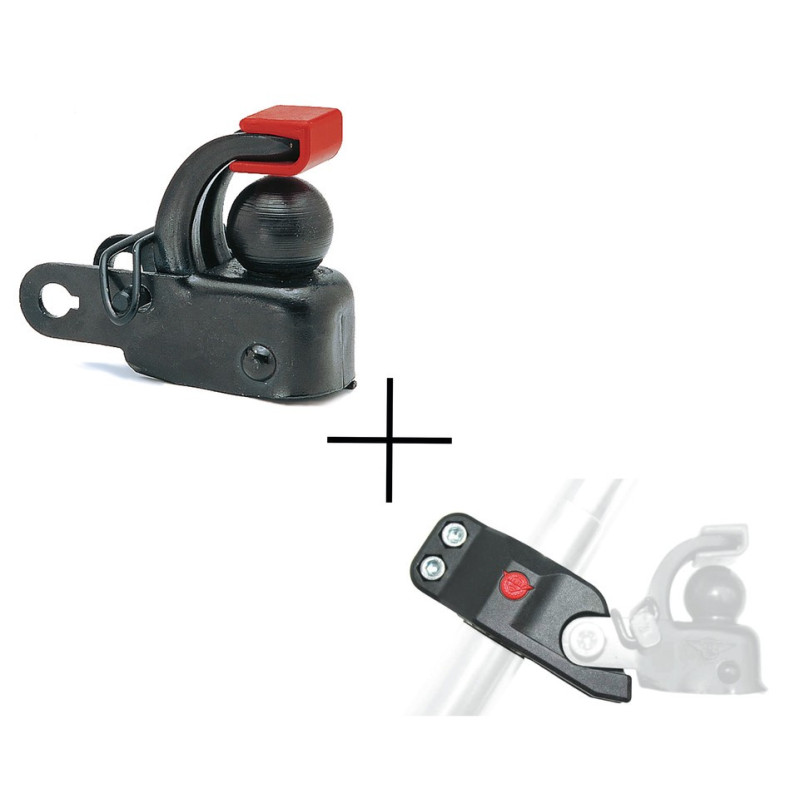 Anhangerkupplung Set Hebie Anhangerkupplung F1 Sattelstutzadapter