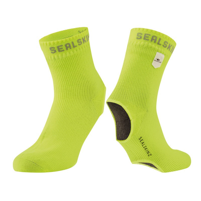 Uberziehsocke SealSkinz Thetford neon gelb Gr L