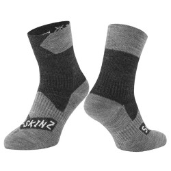 Socken SealSkinz Bircham schwarz grau Gr L