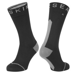 Socken SealSkinz Briston schwarz grau Gr M