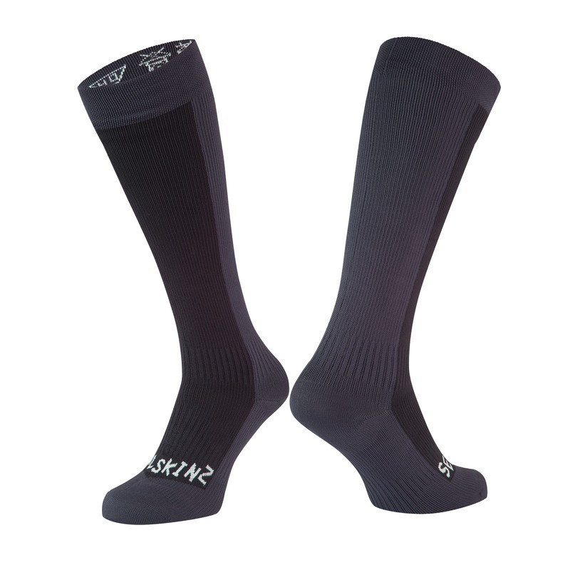 Socken SealSkinz Worstead schwarz grau Gr S
