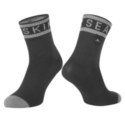 Socken SealSkinz Mautby schwarz grau Gr S