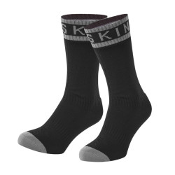 Socken SealSkinz Scoulton schwarz grau Gr L