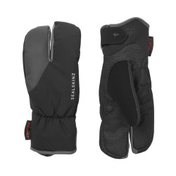 Handschuhe SealSkinz Barwick schwarz grau GrS