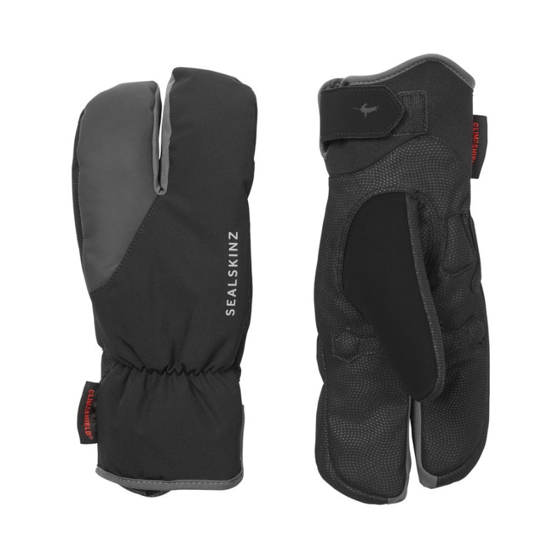 Handschuhe SealSkinz Barwick schwarz grau GrS