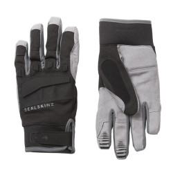 Handschuhe SealSkinz Sutton schwarz grau GrM