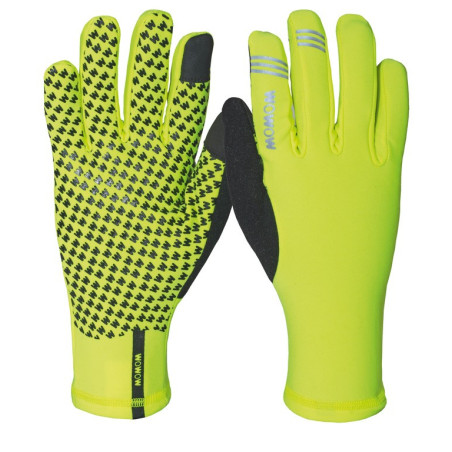 Handschuhe Morning Breeze Wowow gelb schwarz Gr S reflekt Elemente