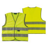Sicherheitsweste Wowow fur Erwachsene gelb mit Reflexstreifen Gr L