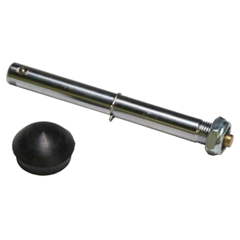 Achse Burley fur Push Button Laufrad mit Gewinde und Schmutzkappe