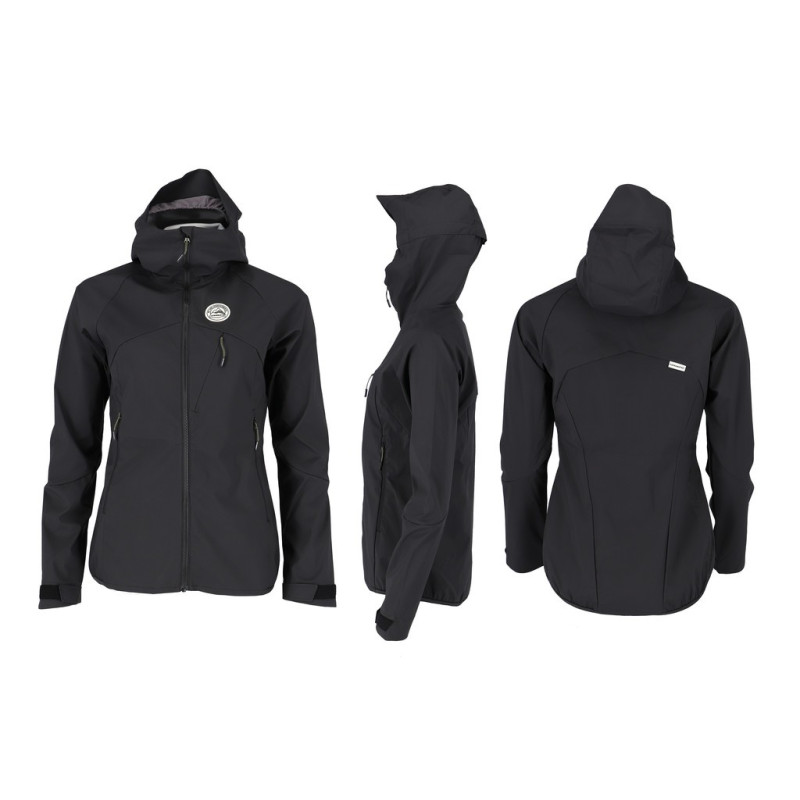 Softshell Jacke Haibike Spitzstein Grosse L schwarz by Maloja women