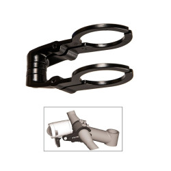 Scheinwerferhalter HERRMANS Dual Lenkerbefestigung 318mm schwarz