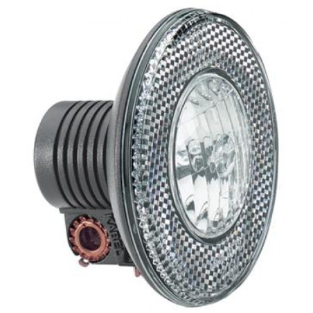 Halogen Dynamo Scheinwerfer bm Basic N 17 Lux rund