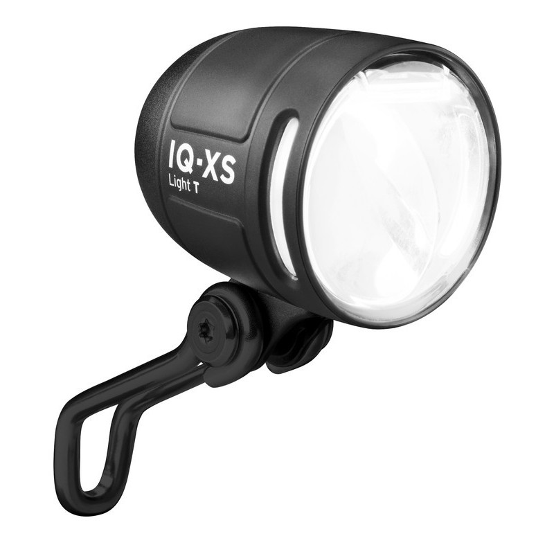 LED Dynamo Scheinwerfer bm IQ XS 80 Lux mit Standlicht schwarz