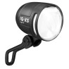 LED Dynamo Scheinwerfer bm IQ XS 80 Lux mit Standlicht schwarz