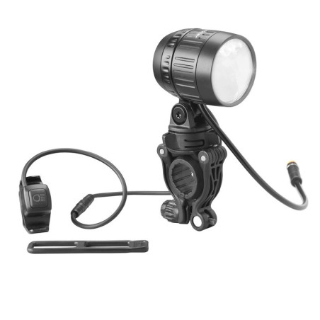 LED Akku Scheinwerfer bm IQ XM Speed 120 170 Lux Fernlicht Lenkermontage