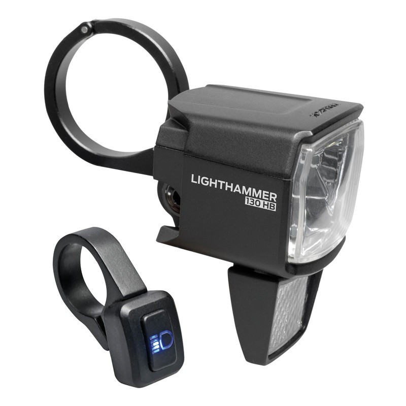 LED E Bike Scheinwerfer TRELOCK LS930 HB Lighthammer 12V 130 Lux