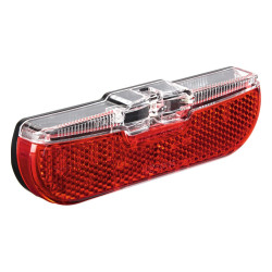 LED Dynamo Rucklicht TRELOCK LS 615 Duo Flat Signal Bremslichtfunktion