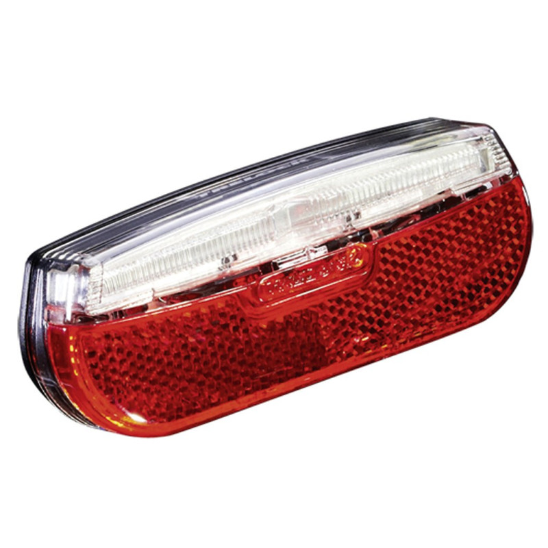 LED Batterie Rucklicht TRELOCK LS 812 Trio Flat Gepacktragerbefestigung