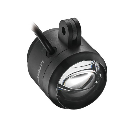 LED E Bike Scheinwerfer Litemove SE 70 6 V 5 V16 V 70 Lux Halter oben