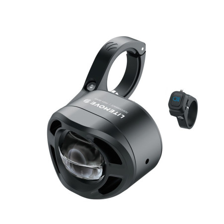 LED E Bike Scheinwerfer Litemove AEW 230 12 V 916V 230 Lux Lenkerhalter