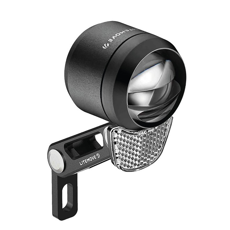 LED E Bike Scheinwerfer Litemove SEC 150 12 V 10516V 150 Lux Halter oben