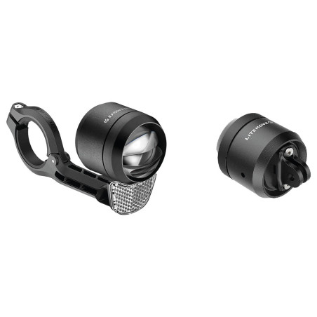 LED E Bike Scheinwerfer Litemove SEC 150 12 V 10516V 150 Lux Lenkerhalter