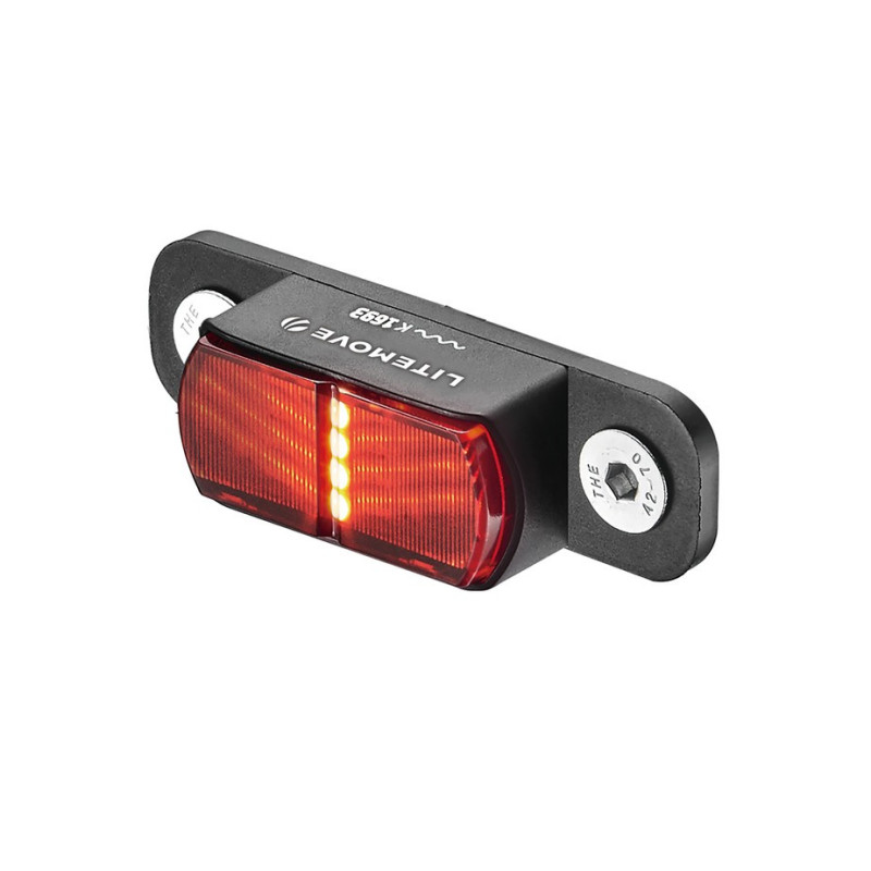 LED E Bike Rucklicht Litemove TS RK 6V 5 16VGepacktragerbefestigung 50mm