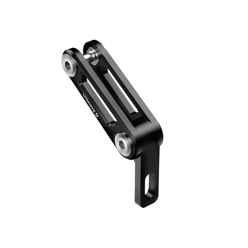 Scheinwerferhalter Litemove 2 Achsen Gabelhalter Aluminium schwarz