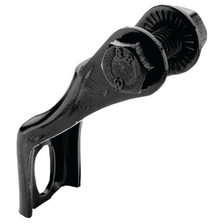 Scheinwerferhalter bm kurz 40 21mm verzinkt schwarz