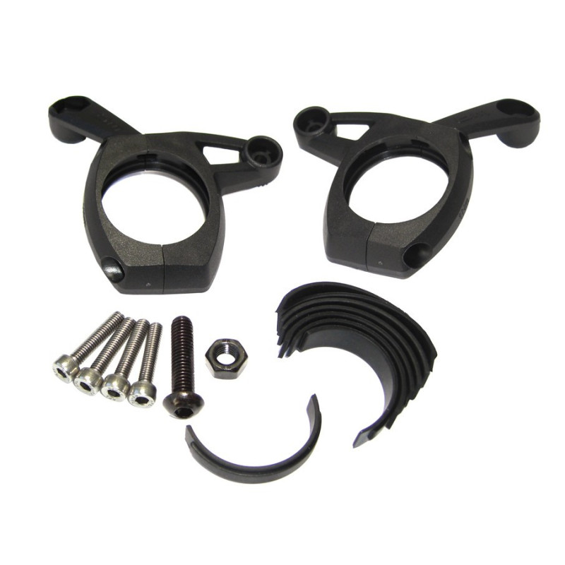 Lenkerhalter bm fur Dynamo Scheinwerfer schwarz auch fur Shimano Display