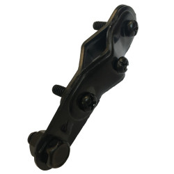 Dynamohalter Buchel Gabelbebefestigung schwarz 5 Stk