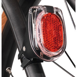 LED Dynamo Rucklicht bm Secula Plus Standlicht Strebenbefestigung