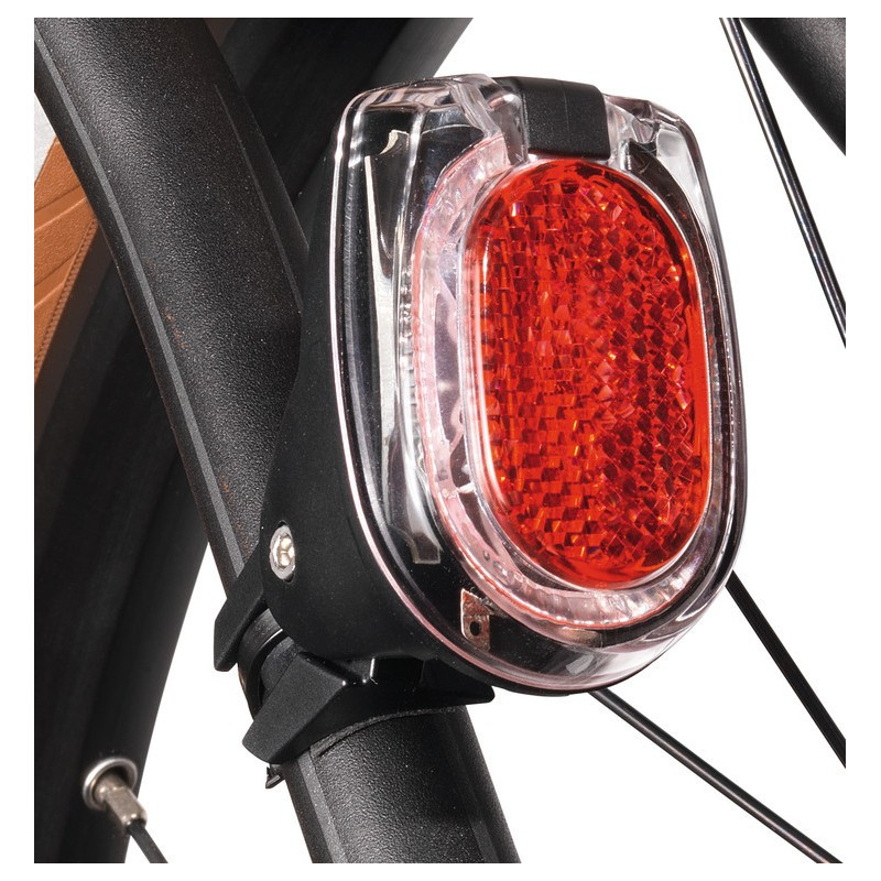 LED Dynamo Rucklicht bm Secula Plus Standlicht Strebenbefestigung