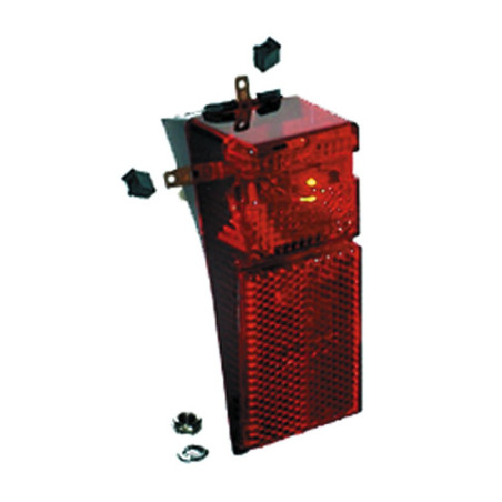 LED Dynamo Rucklicht Import Schutzblechbefestigung