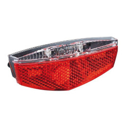 LED Dynamo Rucklicht BUCHEL Tivoli Standlicht Gepacktragerbefest 50 80mm