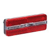 LED Dynamo Rucklicht BUCHEL Sunset Strip mit Standlicht Gepacktragerbefestigung