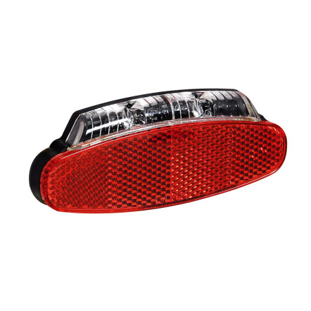 LED Dynamo Rucklicht BUCHEL Broadway Standlicht Gepacktragerbefest 50 80mm