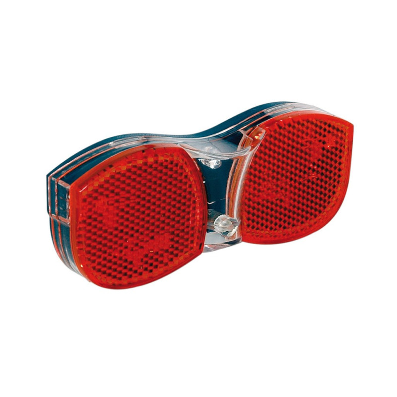 LED Dynamo Rucklicht BUCHEL Avenue Standlicht Gepacktragerbefestigung 80mm