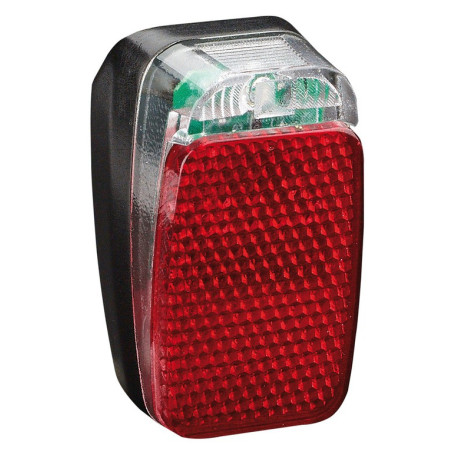 LED Dynamo Rucklicht BUCHEL Z Fire Mini mit Standlicht Schutzblechbefestigung