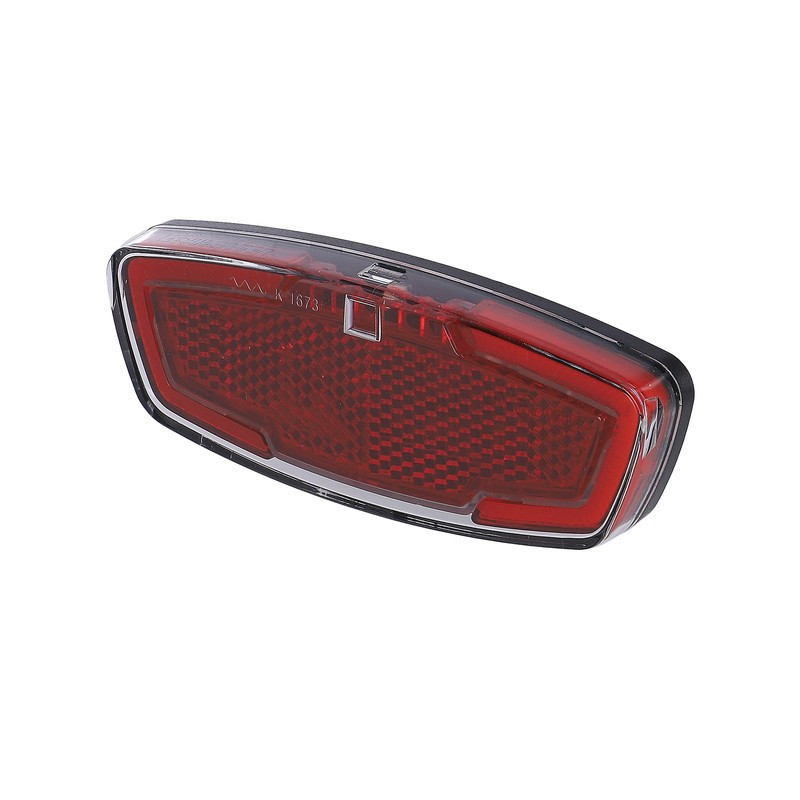 LED E Bike Rucklicht BUCHEL Wing mit Bremsanzeige Standlicht 50 80mm