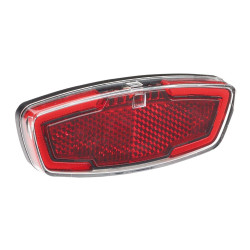LED Dynamo Rucklicht BUCHEL Wing mit Bremsanzeige Standlicht 50mm