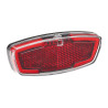 LED Dynamo Rucklicht BUCHEL Wing mit Bremsanzeige Standlicht 50mm