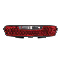 LED Batterie Rucklicht AXA Juno Battery On Off Gepacktragerbefestigung 50mm