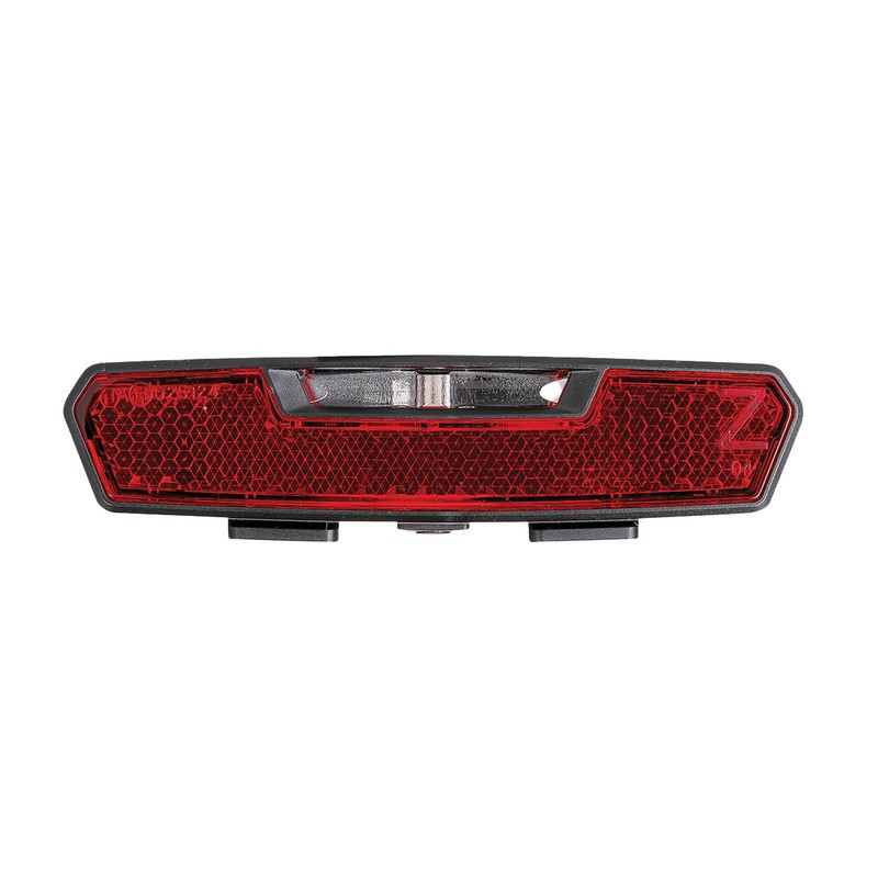 LED Batterie Rucklicht AXA Juno Battery On Off Gepacktragerbefestigung 80mm