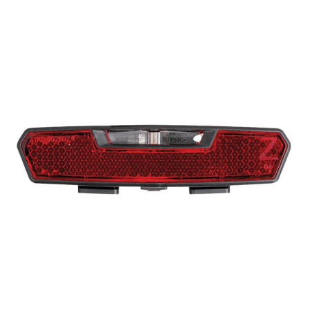 LED Batterie Rucklicht AXA Juno Battery On Off Gepacktragerbefestigung 80mm