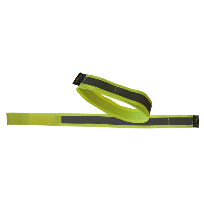Reflexband WOWOW 3M gelb m Klettverschluss 38x3cm Paar