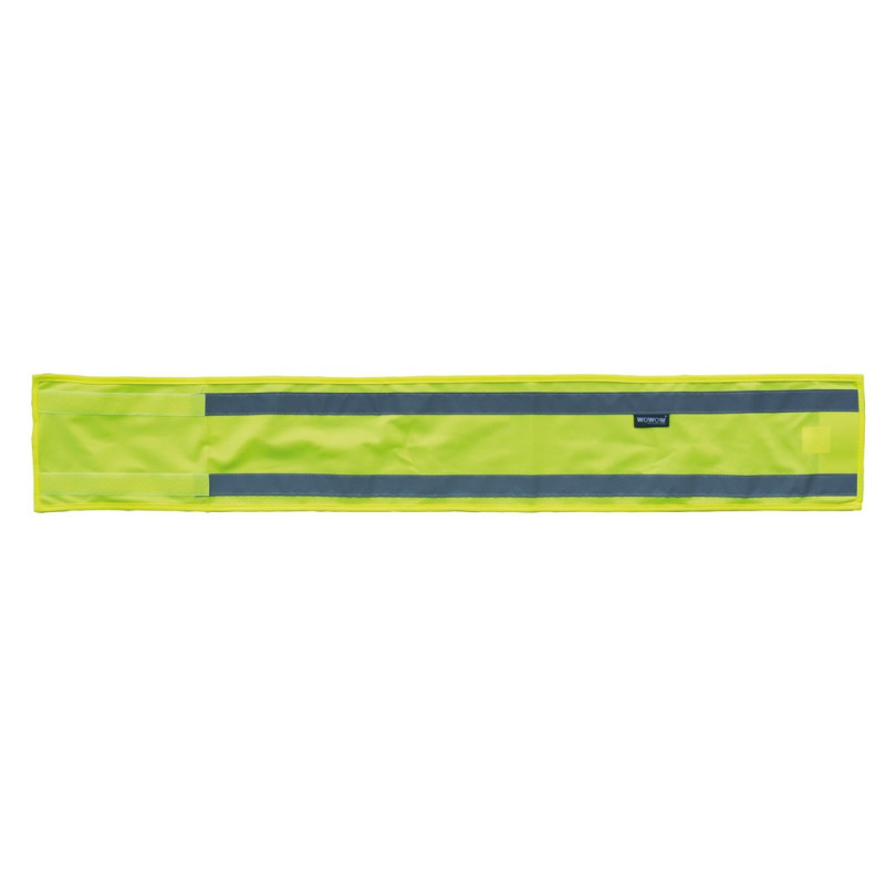 Reflexband WOWOW gelb mit Klettverschluss 15x95 cm
