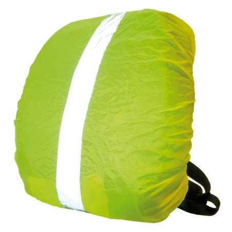 Rucksackhulle WOWOW gelb reflektierende Streifen m Tasche