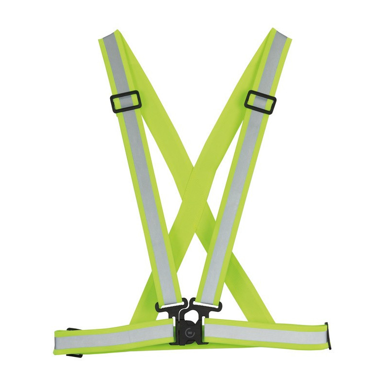 Reflexgurt WOWOW Cross Belt gelb elastisch einstellbar
