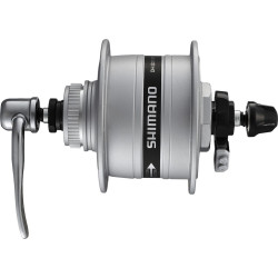 VR Nabendynamo Shimano ADH3D373W 100mm 36 Loch silber Centerlock SNSP